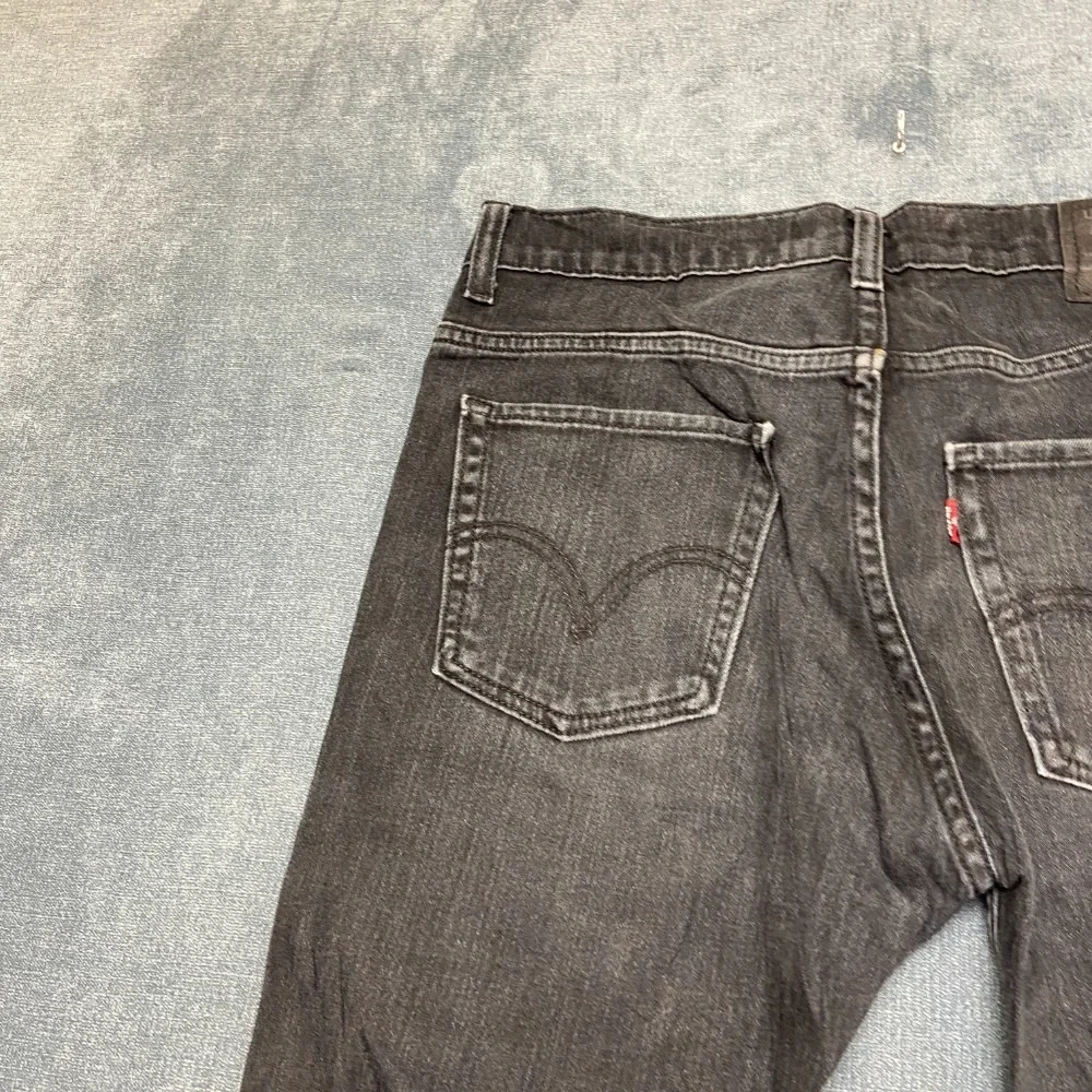 VTG Levi's 511 Jeans Boys 16 Reg 28x28 Black Denim Cotton Stretch Skinny Leg